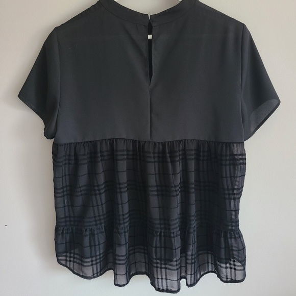 Zara Black Oversize Top - Picture 2 of 5